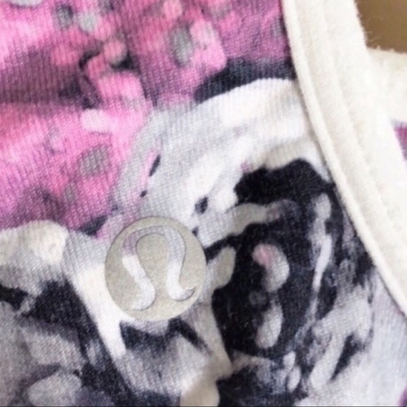 SOLD!!! Lululemon floral watercolor tank - Picture 4 of 7